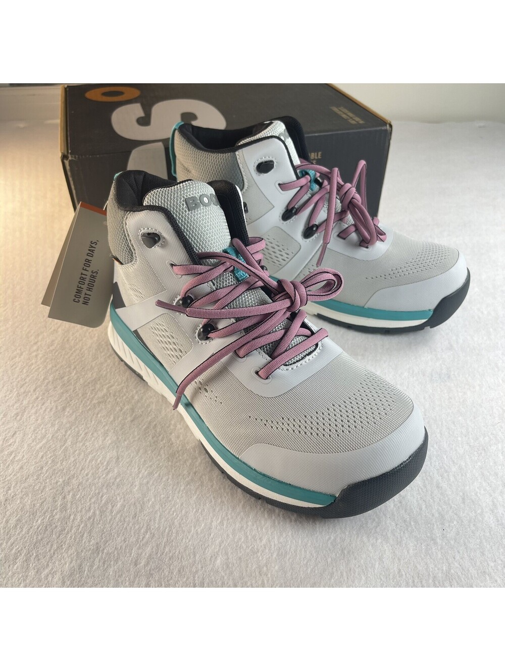 Bogs Women’s Boots size 9 Composite Toe Work Multi-Color Grey Brand new box